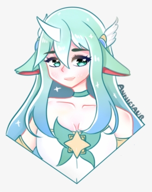 Star Guardian Soraka By Anniesaurrr Hd Wallpaper Background - Soraka Star Guardian Tumblr Png