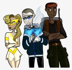 Lisa Snart Leonard Snart Mick Rory Heatwave Golden - Cartoon