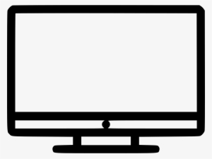 Tv Set - - Clipart Flat Screen Tv