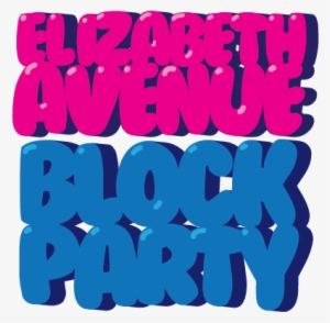 Block Party Letters-big - Elizabeth In Block Letters