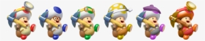 Toad Mario Kart Wii - Captain Toad Ssb4