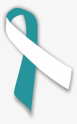 Teal & White Ribbon - Bangle