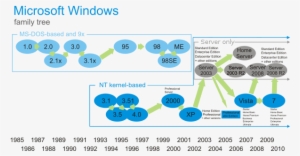 Windows600px Family Tree Svg - Historia De Microsoft Windows
