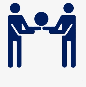 Collab Economy Icon 2 Blue - Share Economy Icon