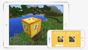 The Lucky Block Add-on To Minecraft - Graphic Design