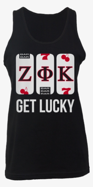 Zeta Phi Kappa Lucky Slots Tank Top By Adam Block Design - Epic Facts