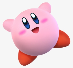 In The Original Smash Bros - Super Smash Bros Brawl Kirby Png