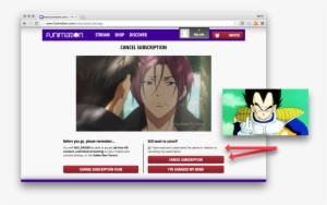 The “cancel Successful” Page Round 2 - Cancel Funimation Subscription