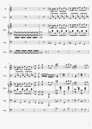 Donkey Kong Sheet Music 3 Of 4 Pages - Donkey Kong