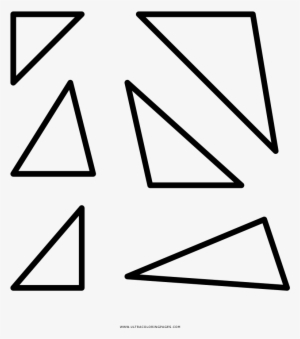 Shards Coloring Page - Triangle