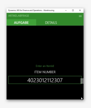 But On Any Other Menu Item, I Can Not Use The Barcode - Rapping