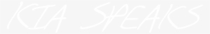Kia Speaks - Ps4 Logo White Transparent