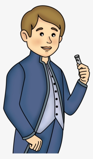 New Benjamin Franklin Childhood Graphic - Hombre Sabio Dibujo