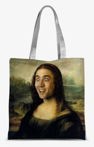 Nicolas Cage As The Mona Lisa ﻿classic Sublimation - Mona Lisa Nicolas Cage