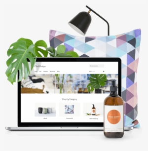 Woocommerce On Laptop With Products - Vend