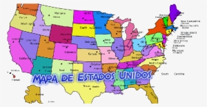 Mapa De Estados Unidos - Blank Us Map Color