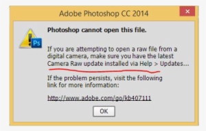 Cr2 File Not Open On Photoshop - Adobe Photoshop