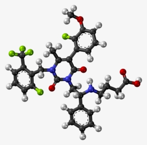 Elagolix Molecule Ball