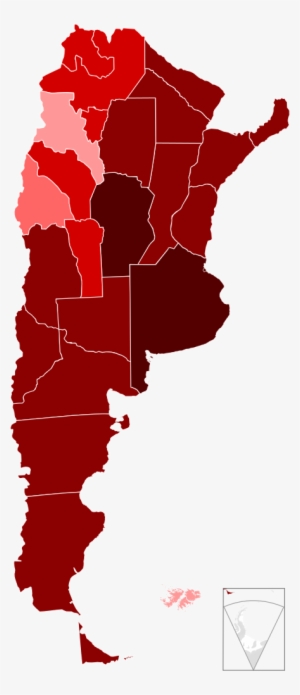 H1n1 Argentina Map By Confirmed Cases - Argentina Map
