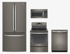 Ge® 4 Piece Kitchen Package Slate Gekitjb750ejes - Ge Jb750fjds Electric Convection Range - Freestanding