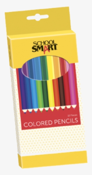 School Smart Colored Pencil, 7 In, Assorted Colors,