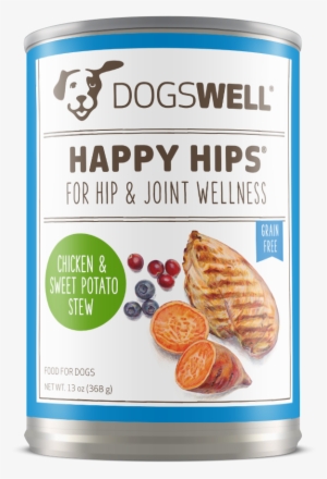 Happy Hips Chicken And Sweet Potato Canned Dog Food - Dogswell Vitality Chicken And Sweet Potato Canned Dog