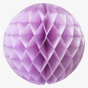12 Inch Lavender Honeycomb Lanterns - Ball Decor Paper Png