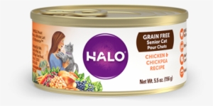 Halo Holistic Grain Free Chicken And Chickpeas Recipe - Cat Food Rabbit Pate
