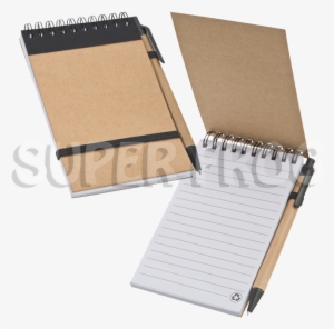 Notebook In Upright Format With 70 Lined Pages Made - Notizbuch Mit Kugelschreiber