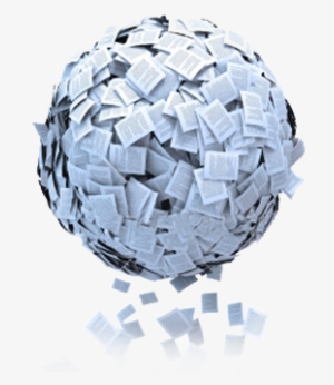 Number Crunch Analytics Big Data Paper Ball Document - Special Libraries As Knowledge Management Centres