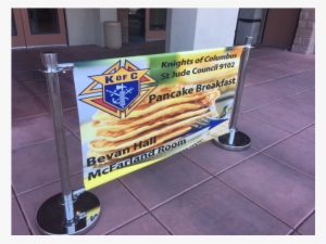Cafe Barrier Indoor/outdoor Banner Stand System - Indoor/outdoor Banner