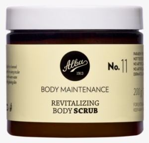 Revitalizing Body Scrub In Jar - Alba 1913 Rich Body Butter