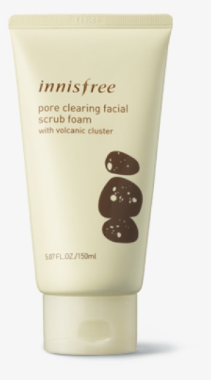 Pore Clearing Facial Scrub Foam With Volcanic Cluster, - Innisfree, Jeju Volcanic Pore Cleansing Foam, 150 Ml