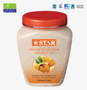 Star Brand Almond Scrub Cream - Sgs S.a.