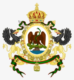 Escudo Del Emperador Maximiliano I De Méjico Mexican - Escudo De Armas Mexico