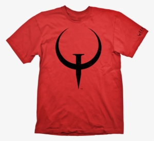 Quake Champions T-shirt Logo Red - Overwatch T Shirt
