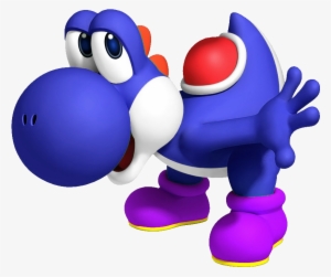 Blue Yoshi - Mario Bros Blue Yoshi