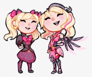 Pink Mercy And Black Cat D Va