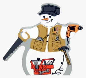 Snowman With Tools