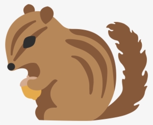 Open - Squirrel Emoji