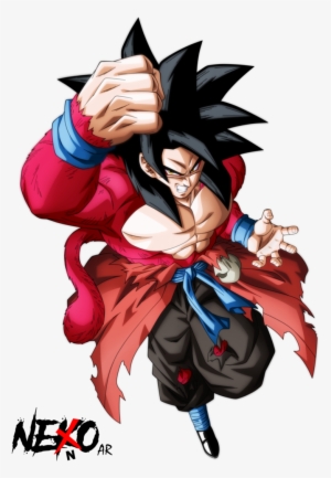 Super Saiyan 4 Xeno Goku By Nekoar - Super Saiyan 4 Xeno Goku