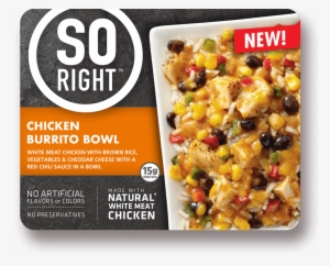 We Sliced Up A Piece Of All White Meat Chicken And - So Right Frozen Meals