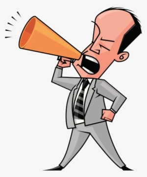 Biz Man Megaphone - Man