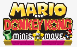 Mario Vs Donkey Kong - Mario And Donkey Kong Minis On The Move Logo
