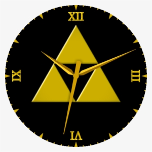 Triforce Face - Clock