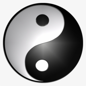 Yin & Yang Symbol In 3d - Yin Yang Logo Png