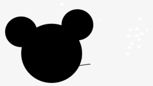 Minnie Mouse Face Vector - Silueta De Minnie Png