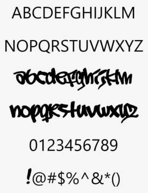 Graffiti Subway Example - Calligraphy