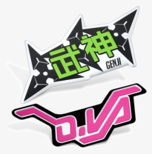 Powerangel Overwatch Genji D - Sticker