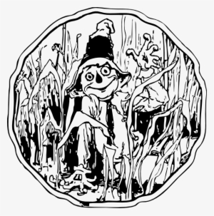 Scarecrow In The Corn Svg Clip Arts 594 X 600 Px